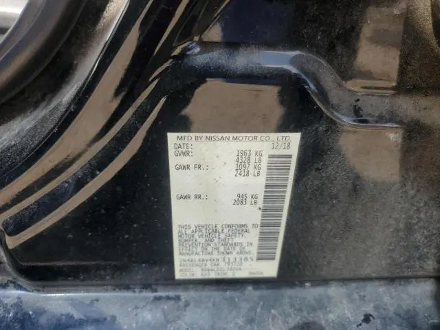 2019 NISSAN ALTIMA S  