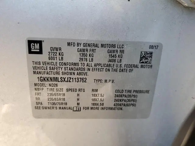 2018 GMC ACADIA SLT-1  