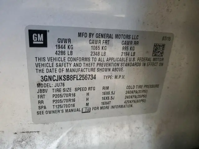 2015 CHEVROLET TRAX LS  