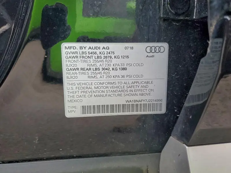 2018 AUDI Q5 PREMIUM PLUS  