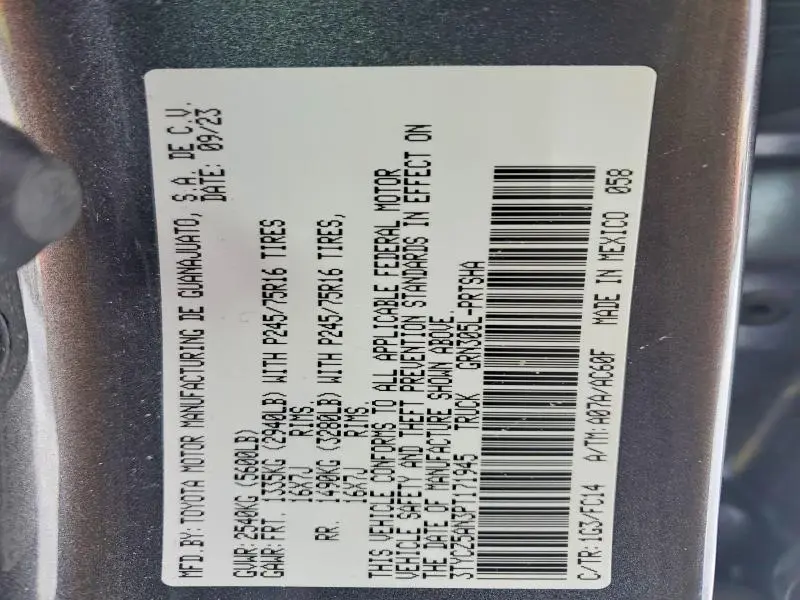 2023 TOYOTA TACOMA DOUBLE CAB  