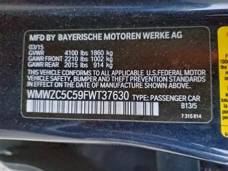 2015 MINI COOPER S COUNTRYMAN  