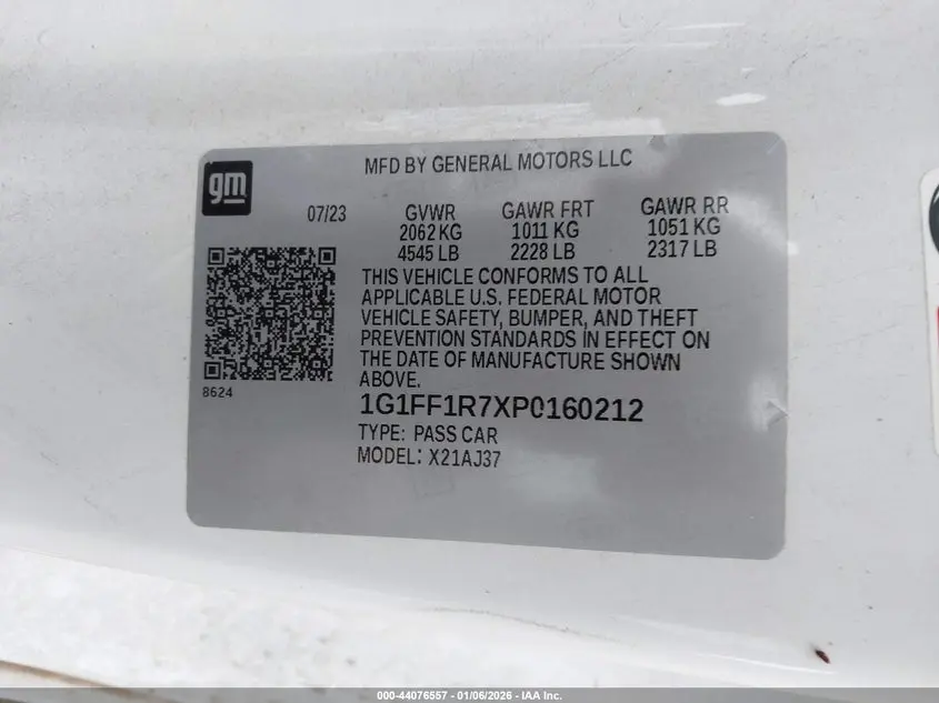 2023 CHEVROLET CAMARO RWD  1SS