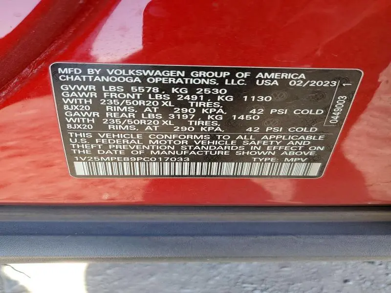 2023 VOLKSWAGEN ID.4 S  