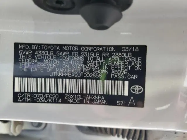 2018 TOYOTA C-HR XLE  