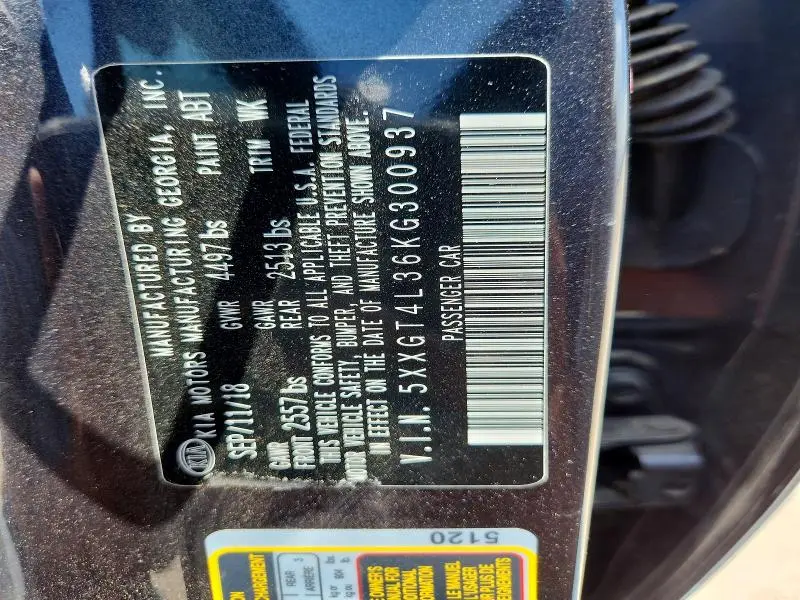 2019 KIA OPTIMA LX  