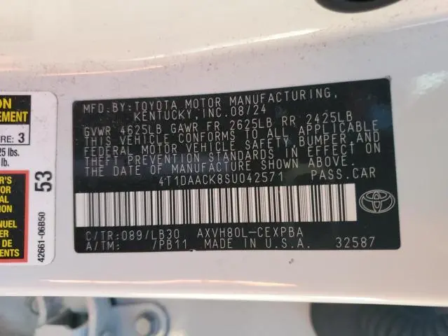 2025 TOYOTA CAMRY XSE