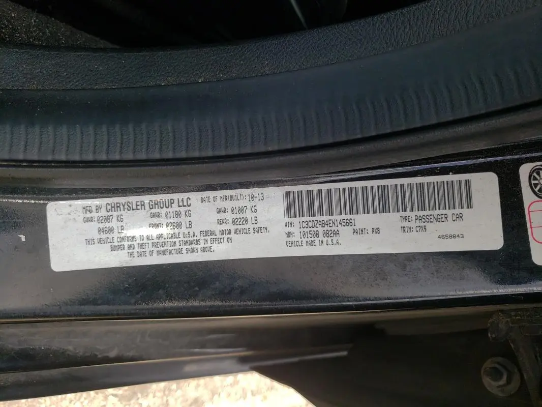 2014 DODGE AVENGER SE