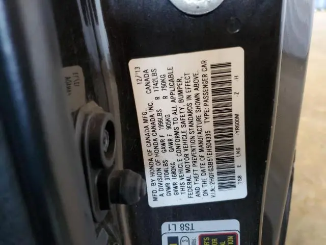 2014 HONDA CIVIC LX  