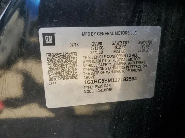 2018 CHEVROLET CRUZE LS  