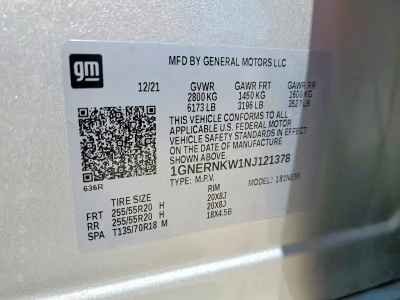 2022 CHEVROLET TRAVERSE HIGH COUNTRY  