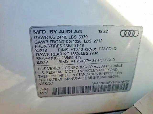 2023 AUDI Q5 PREMIUM PLUS 40  