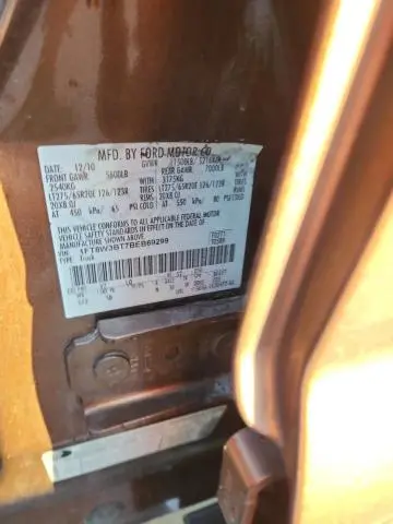 2011 FORD F350 SUPER DUTY  