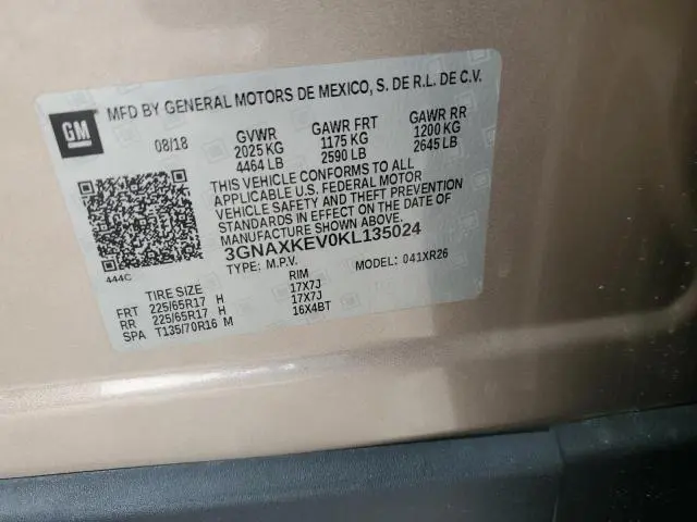 2019 CHEVROLET EQUINOX LT