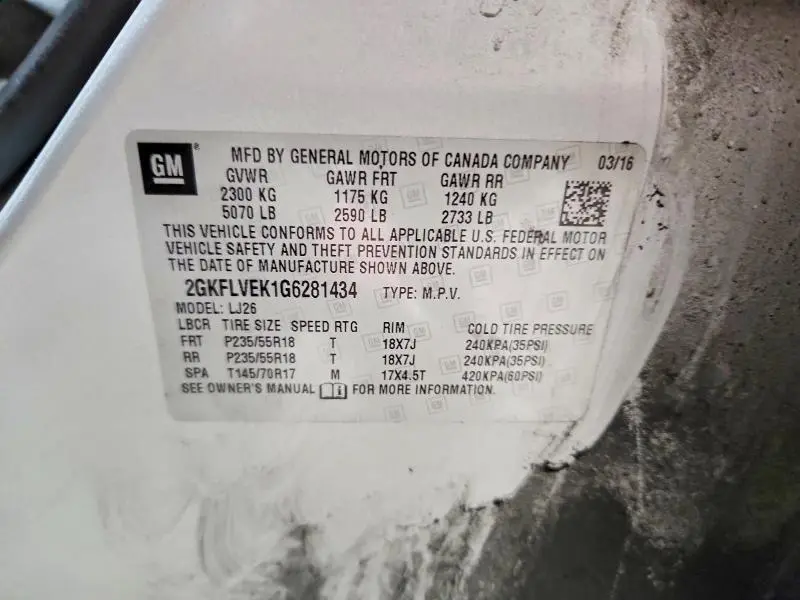 2016 GMC TERRAIN DENALI  