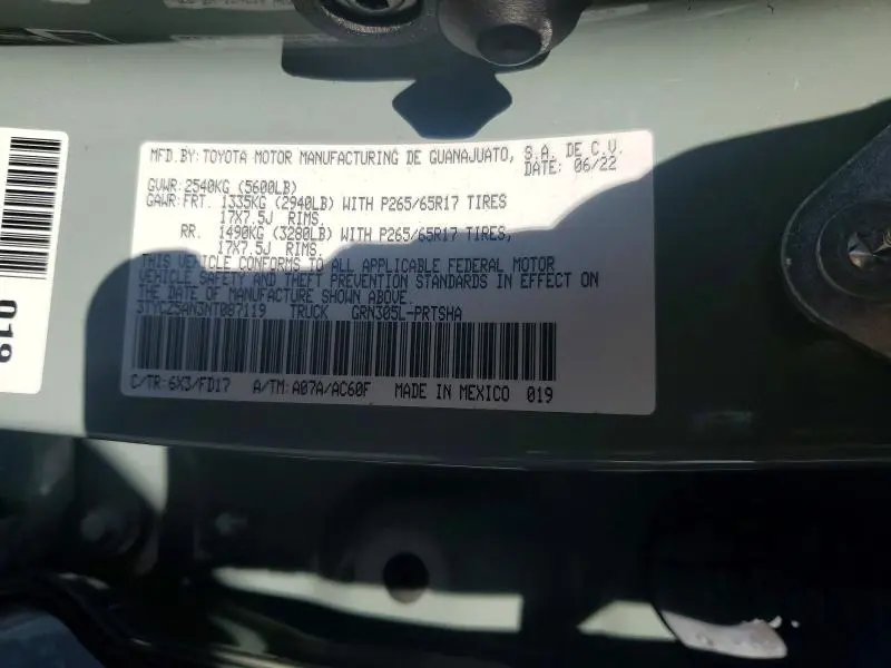2022 TOYOTA TACOMA TRD SPORT  