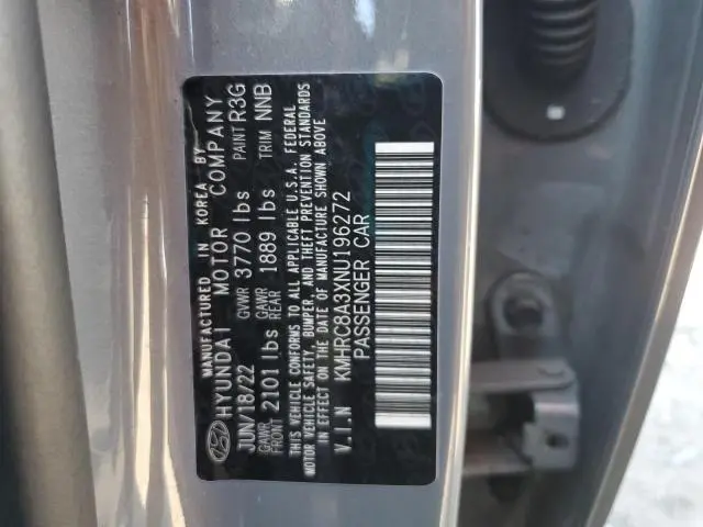 2022 HYUNDAI VENUE SEL