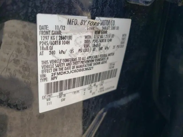 2013 FORD EDGE SEL  
