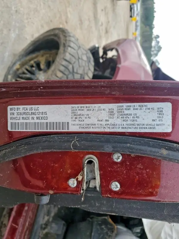 2022 RAM 2500 BIG HORN/LONE STAR  