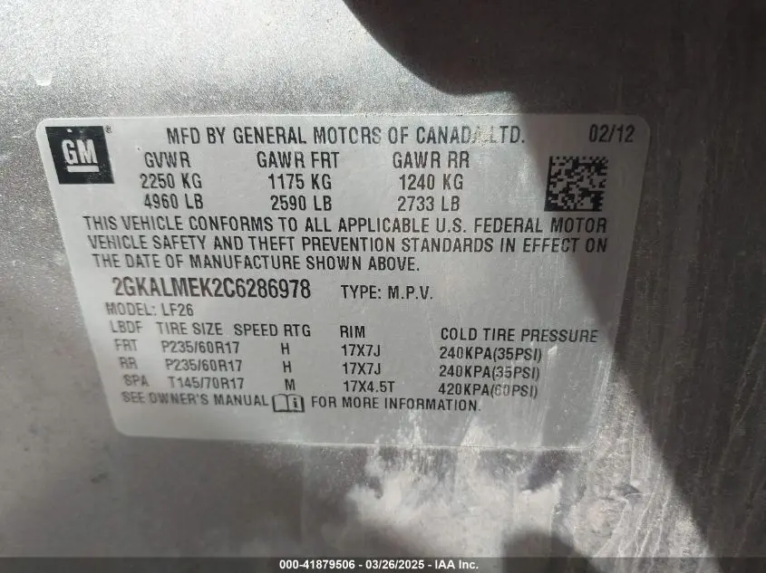 2012 GMC TERRAIN SLE-1
