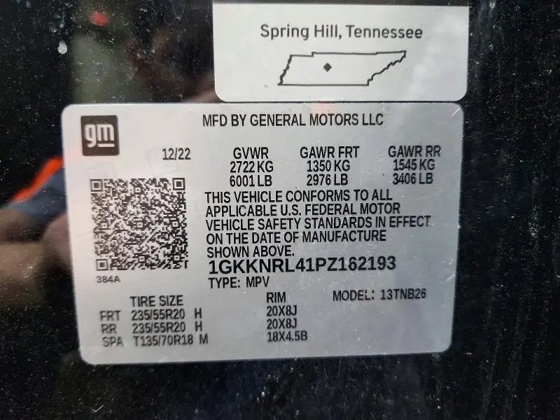 2023 GMC ACADIA SLE  