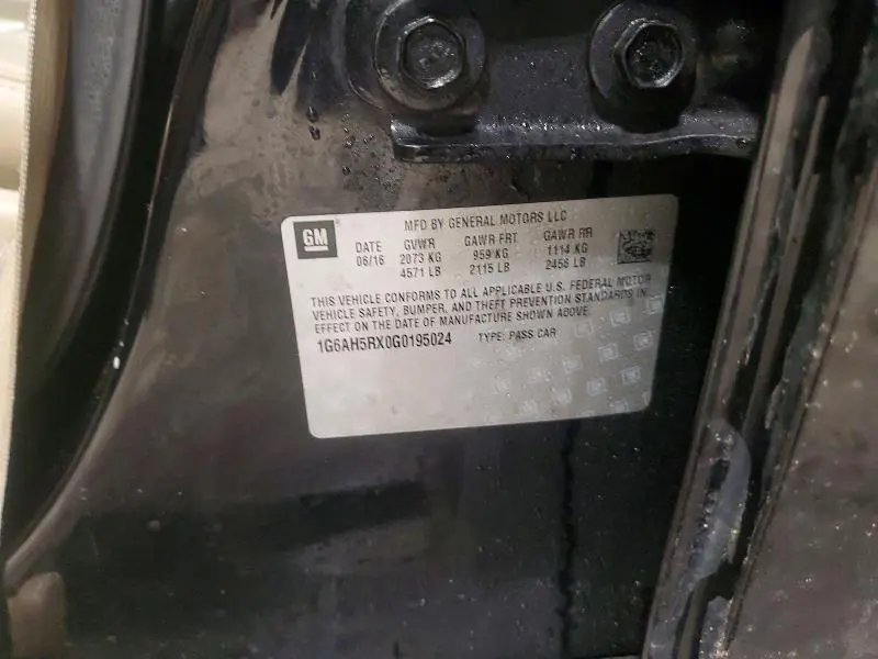 2016 CADILLAC ATS LUXURY  