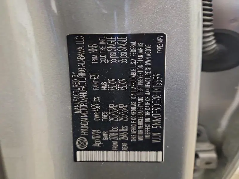 2024 HYUNDAI TUCSON SEL  