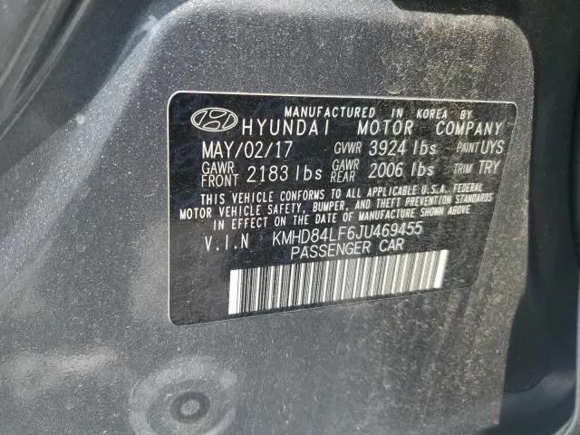 2018 HYUNDAI ELANTRA SEL  
