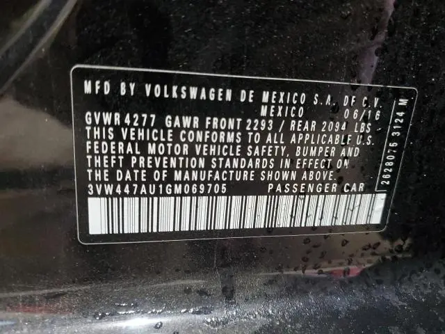 2016 VOLKSWAGEN GTI S/SE  