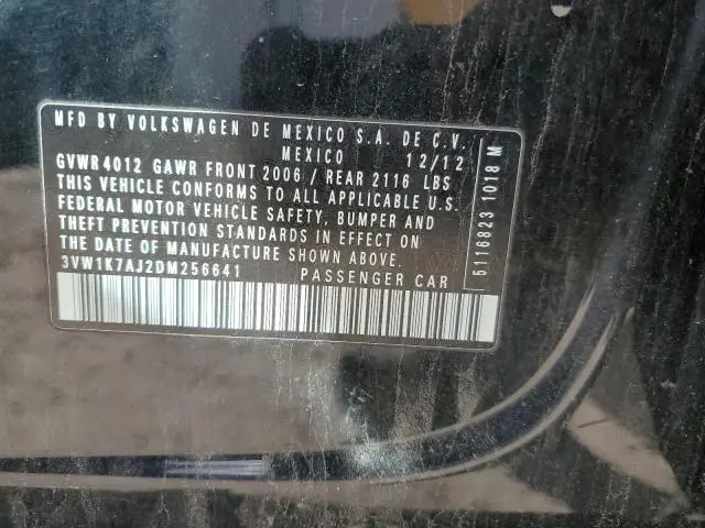 2013 VOLKSWAGEN JETTA BASE  