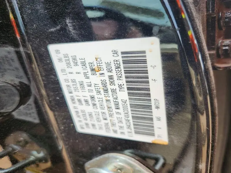 2010 ACURA TSX   