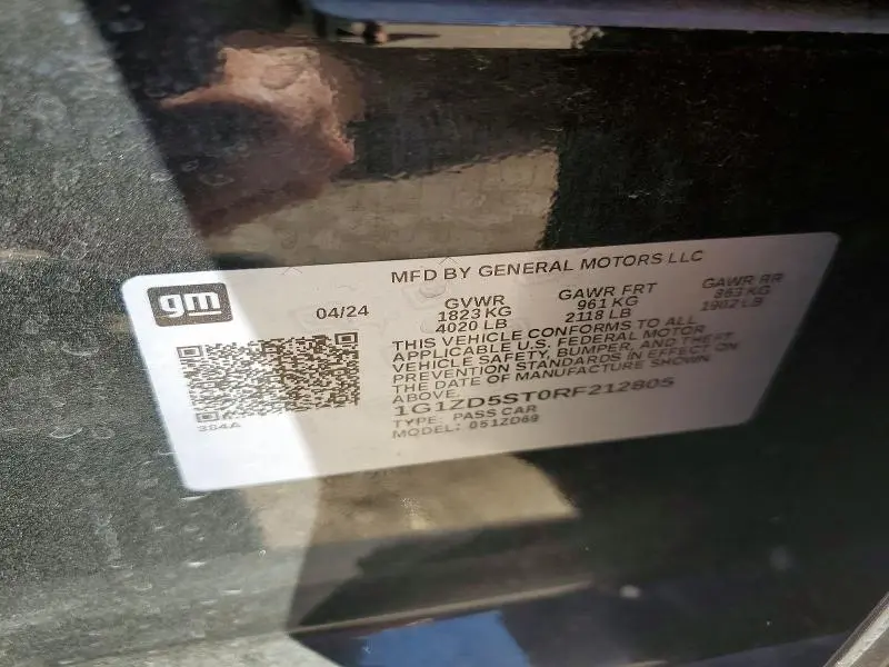 2024 CHEVROLET MALIBU LT  