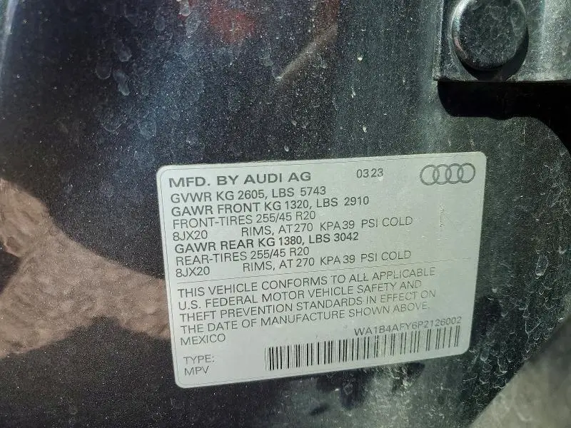 2023 AUDI SQ5 PREMIUM PLUS  