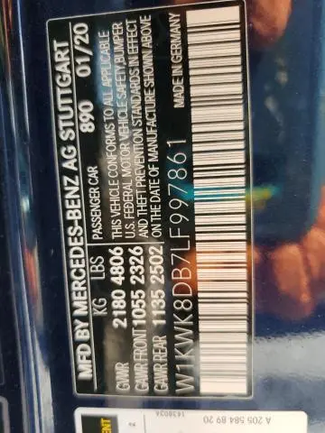 2020 MERCEDES-BENZ C 300  