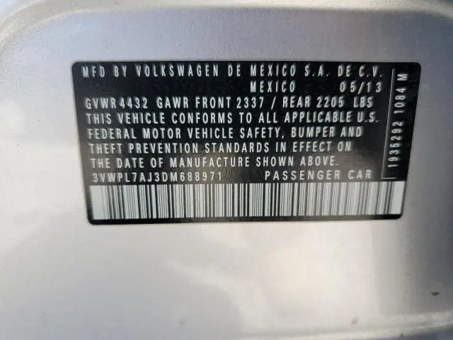 2013 VOLKSWAGEN JETTA TDI  