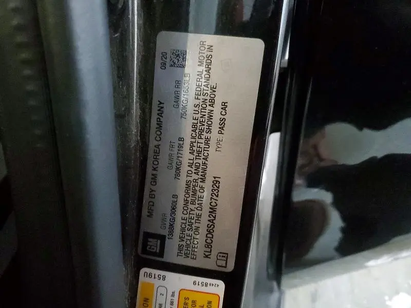 2021 CHEVROLET SPARK 1LT  