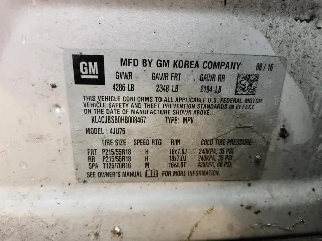 2017 BUICK ENCORE PREFERRED II  