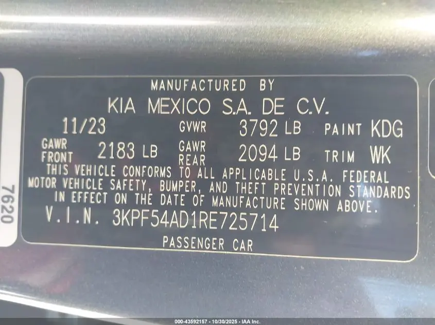 2024 KIA FORTE GT-LINE