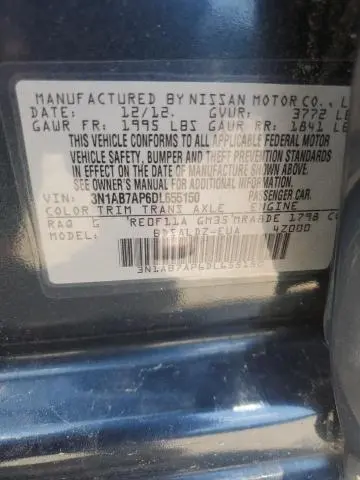 2013 NISSAN SENTRA S  