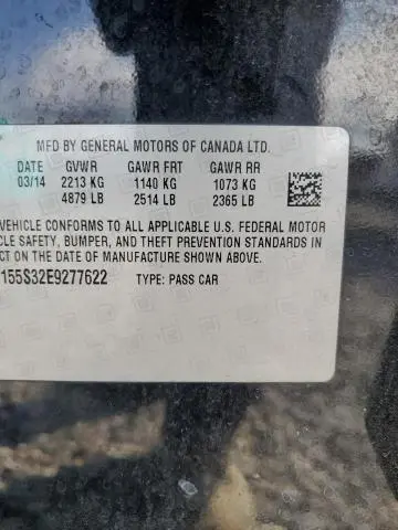 2014 CHEVROLET IMPALA LTZ  