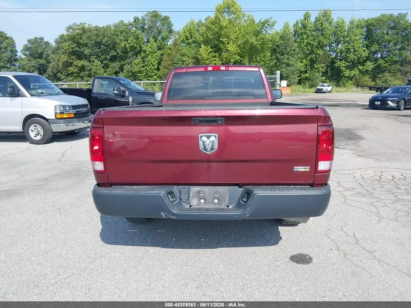 2017 RAM 1500 TRADESMAN  4X2 8' BOX
