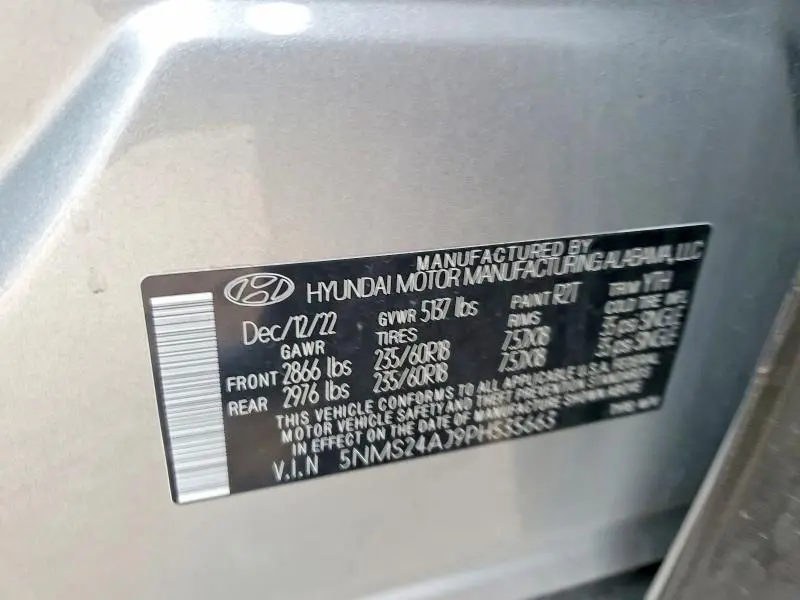 2023 HYUNDAI SANTA FE SEL  