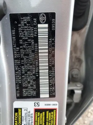 2018 TOYOTA CAMRY XSE  