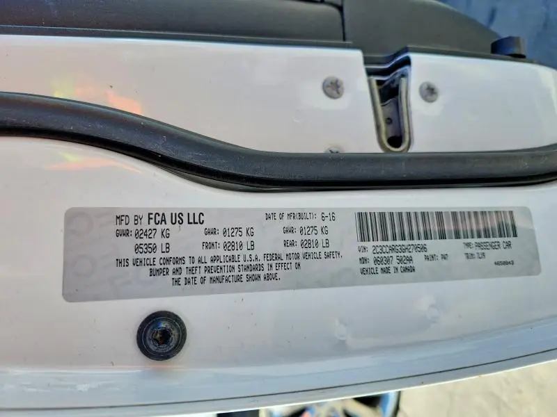 2016 CHRYSLER 300 LIMITED  