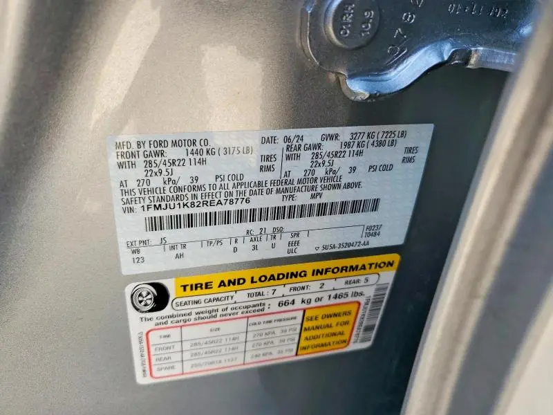 2024 FORD EXPEDITION LIMITED  