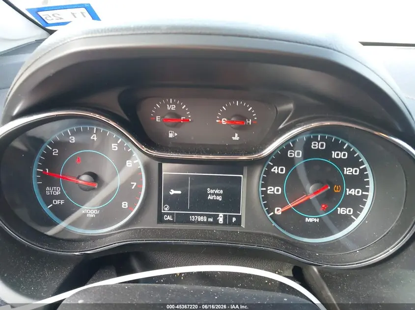 2017 CHEVROLET CRUZE LT AUTO