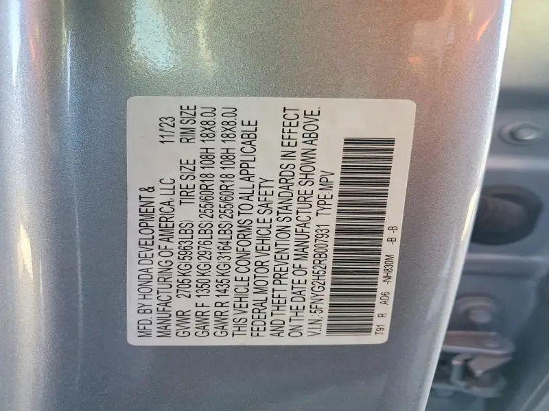 2024 HONDA PILOT EXL  