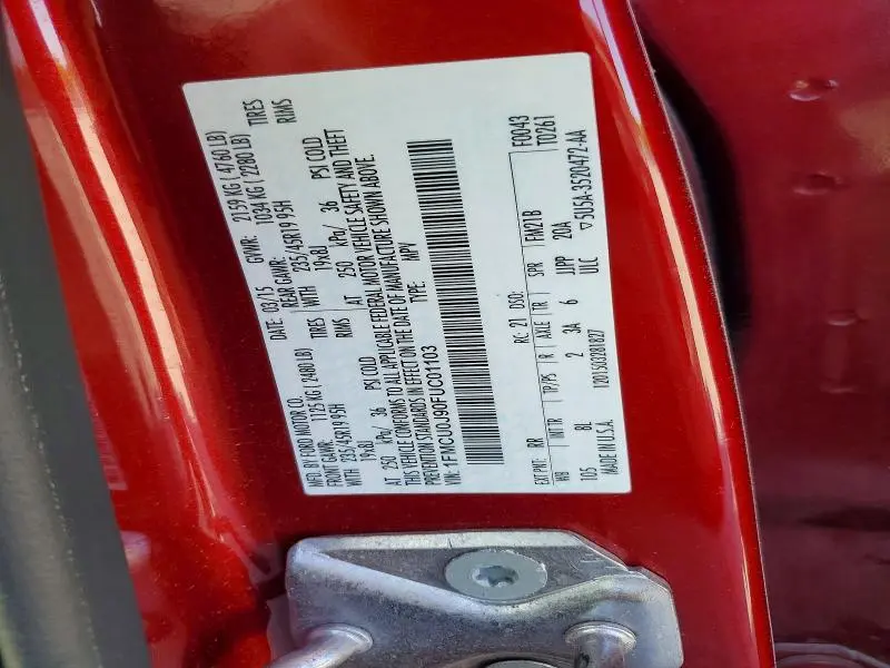 2015 FORD ESCAPE TITANIUM  