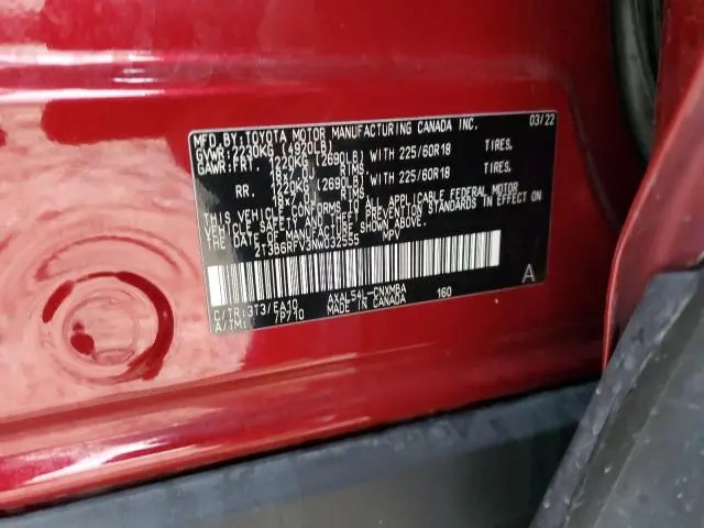 2022 TOYOTA RAV4 XLE PREMIUM  