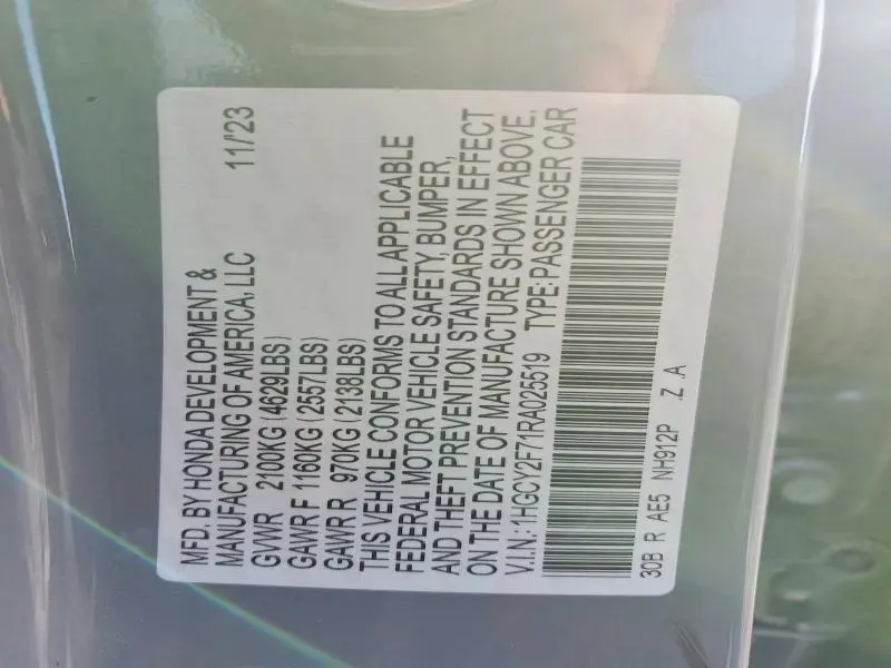 2024 HONDA ACCORD HYBRID SPORT-L  